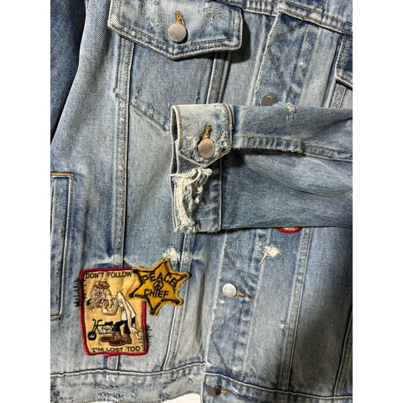 EUC Amiri Bob Marley Painted Denim Jacket - Picture 10 of 14